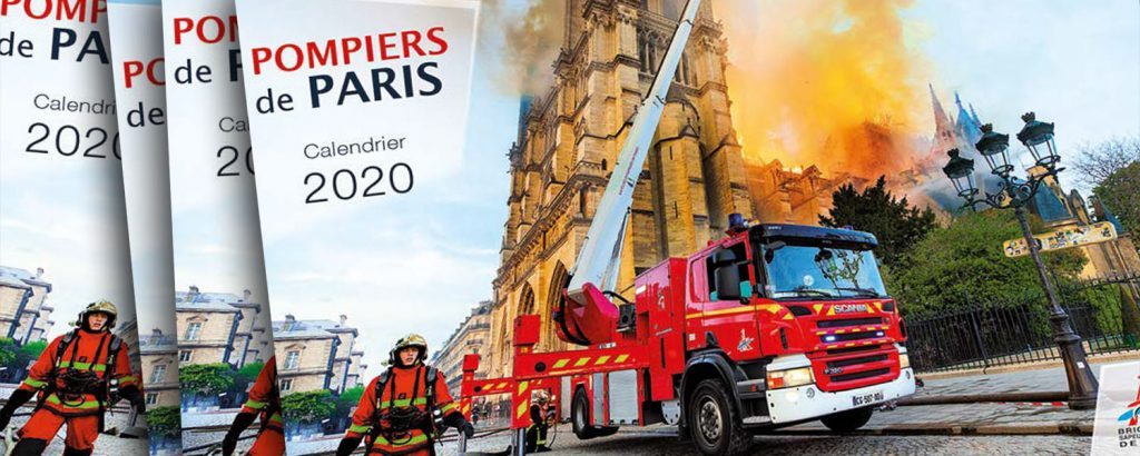 Calendrier 2020 sapeurs-pompiers de Paris