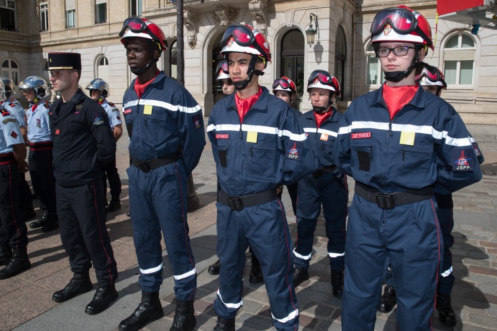 Dispositif jeunesse sapeurs-pompiers de Paris